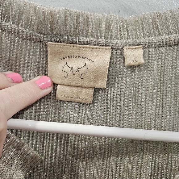 Anthropology shimmer smocked tank - Picture 11 of 16